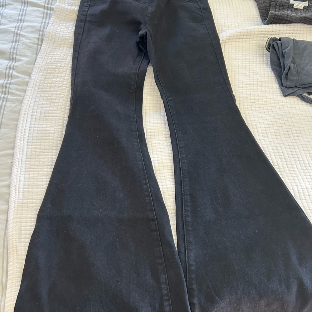 We The Free Black Bell Bottom Pants